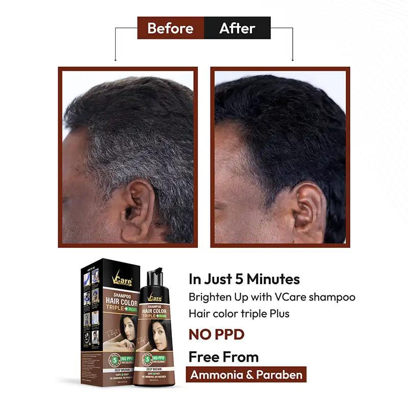 vcare instant hair color